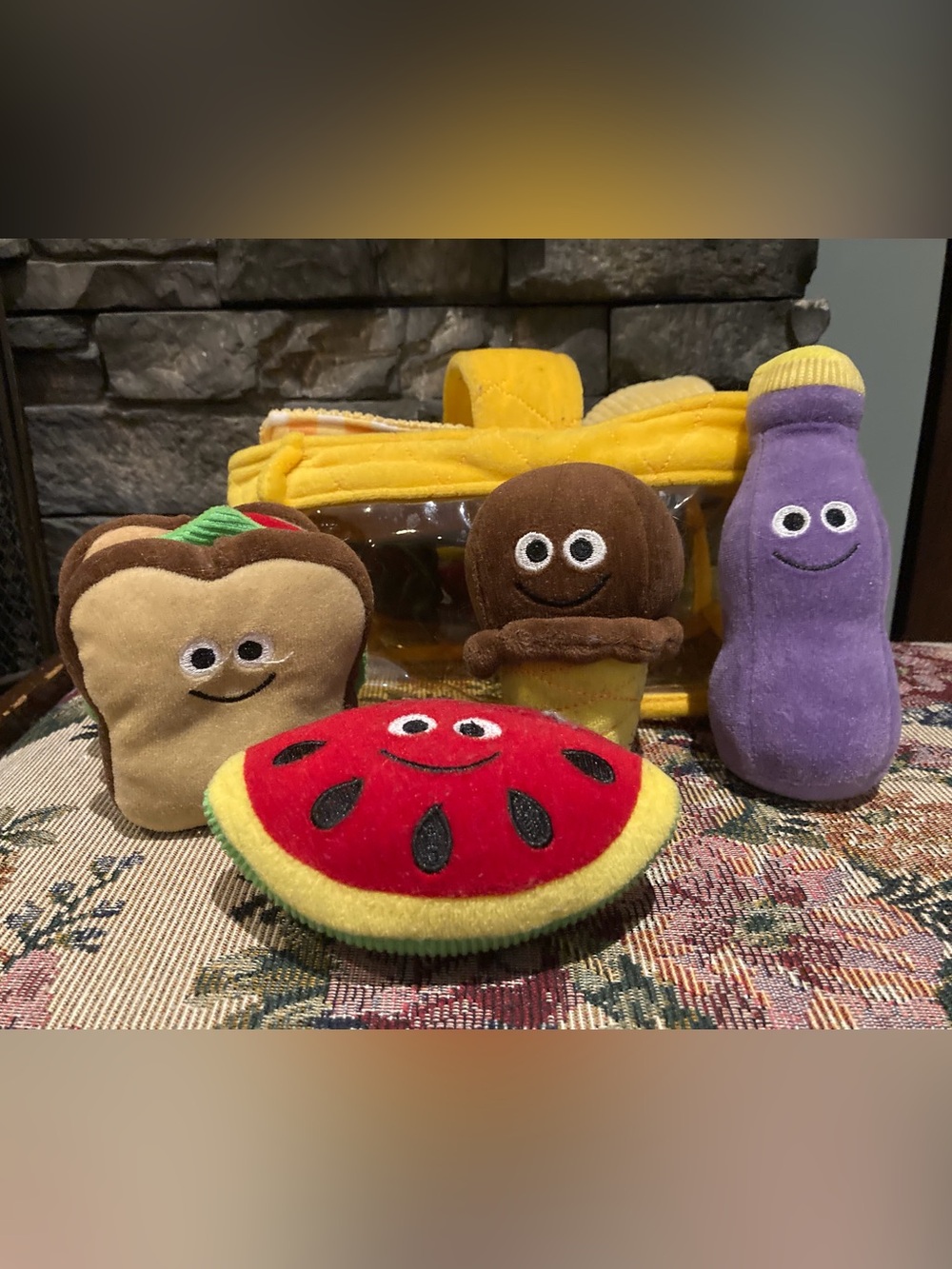 Plush Picnic Food Toy Set